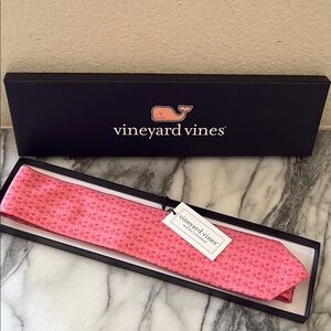 Vineyard Vines Pink Tie for Gamblers